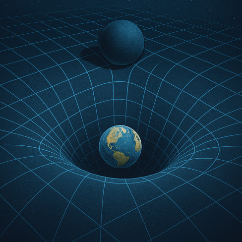 gravity field rubber sheet